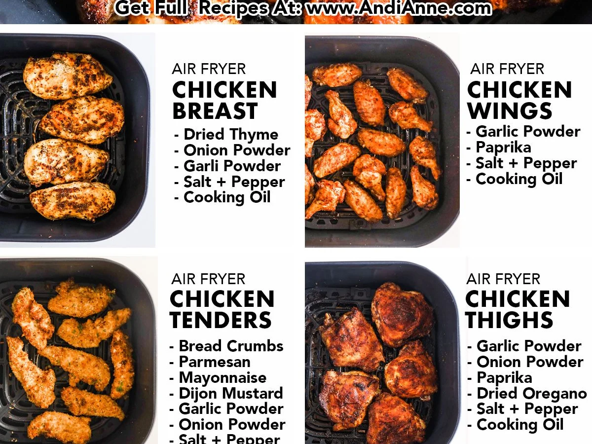 AirFryer Recipes, freshly made and ready to serve