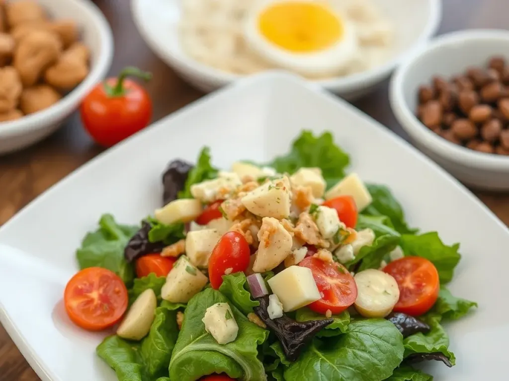HealthySalads, freshly made and ready to serve