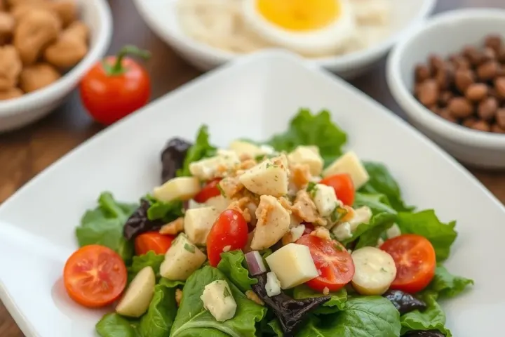 HealthySalads, freshly made and ready to serve