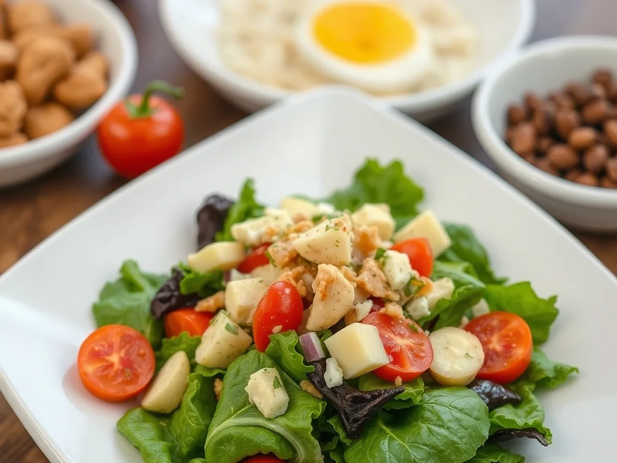 HealthySalads, freshly made and ready to serve
