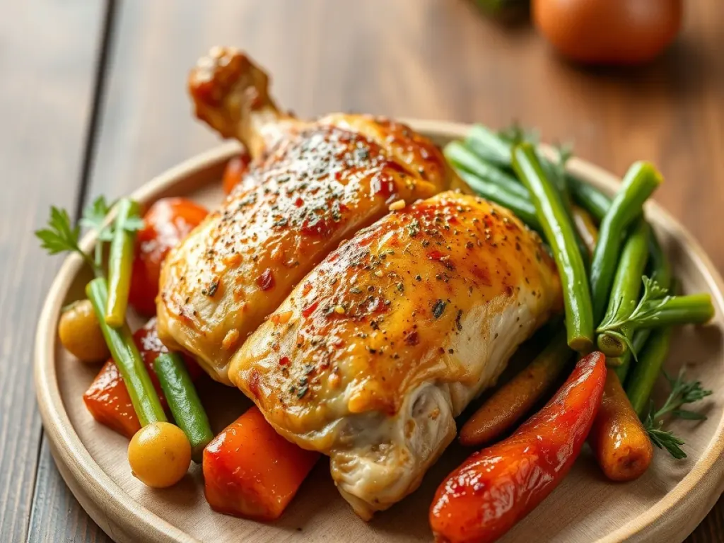 Air Fryer Chicken, freshly made and ready to serve