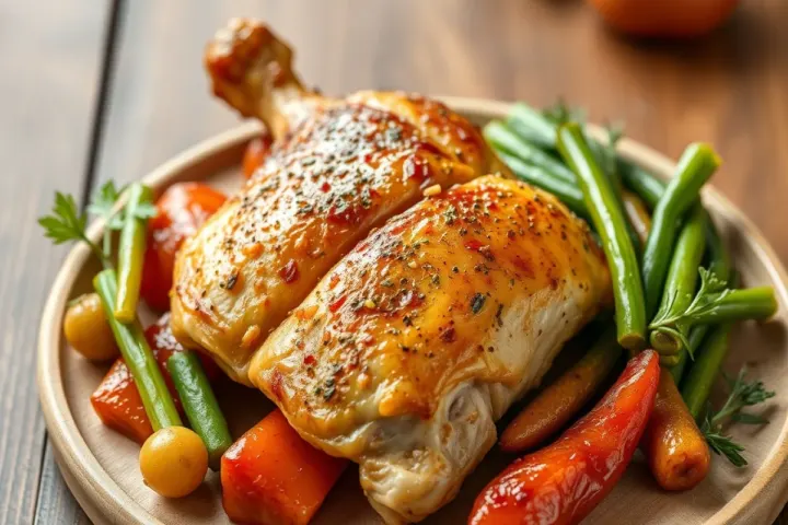Air Fryer Chicken, freshly made and ready to serve
