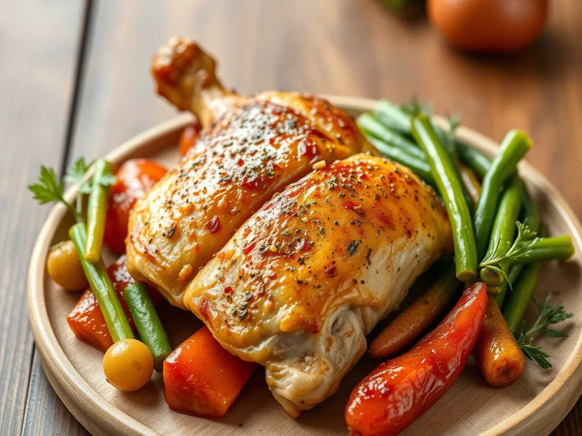 Air Fryer Chicken, freshly made and ready to serve
