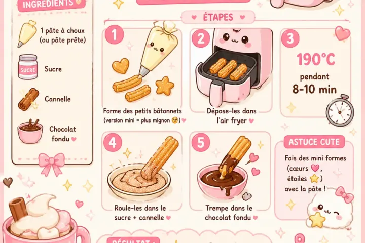 AirFryer Recipes illustration, freshly made and ready to serve