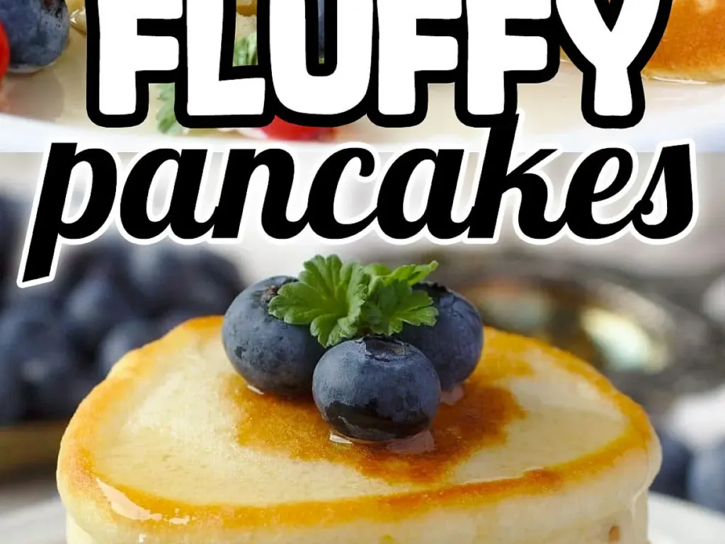 FLUFFY pancakes, freshly made and ready to serve