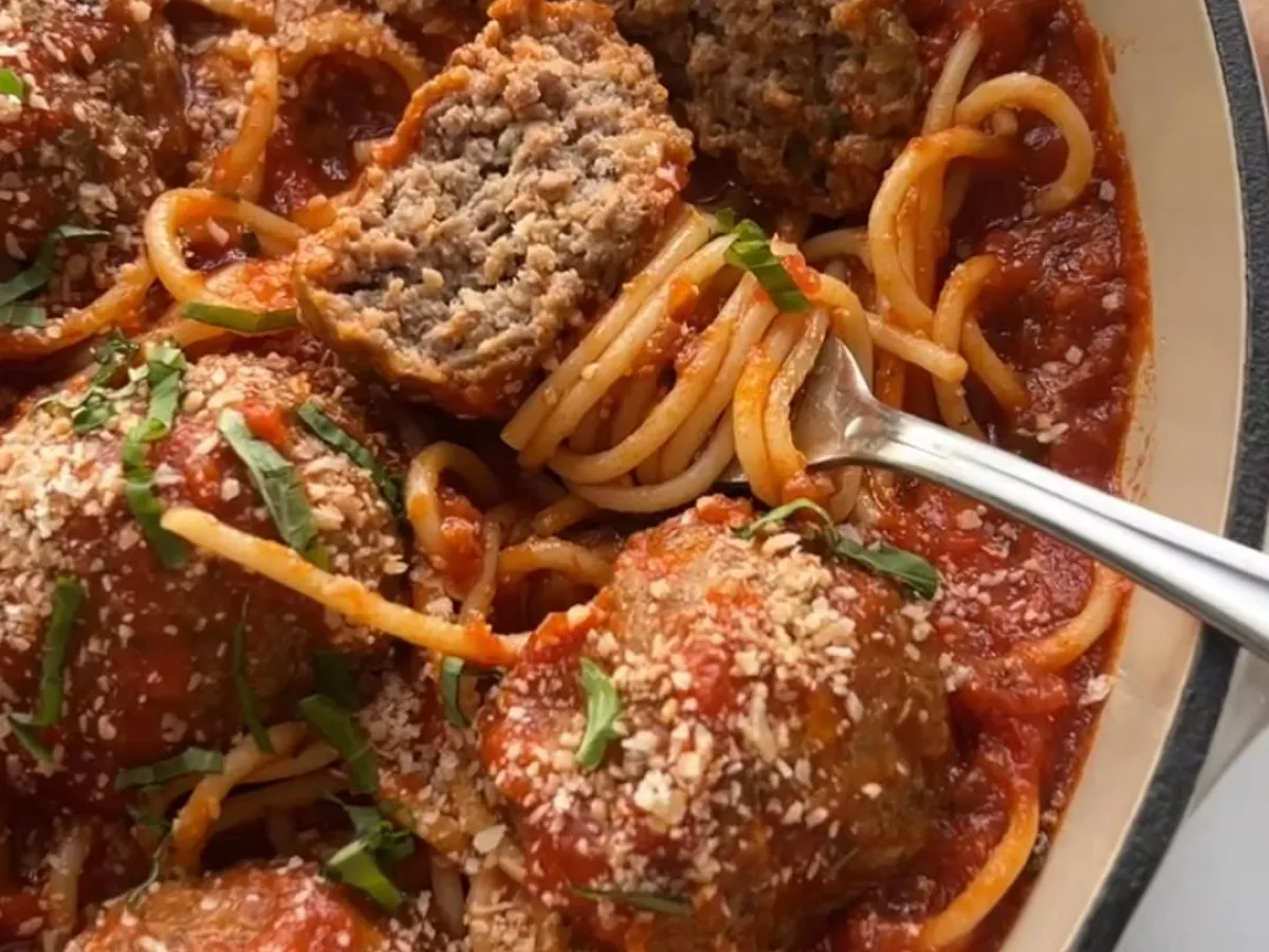 classic recipe makes darn good meatballs, freshly made and ready to serve