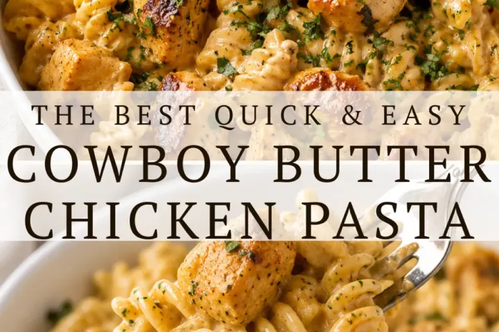 Best Quick and Easy Cowboy Butter Chicken Pasta - First Home, freshly made and ready to serve