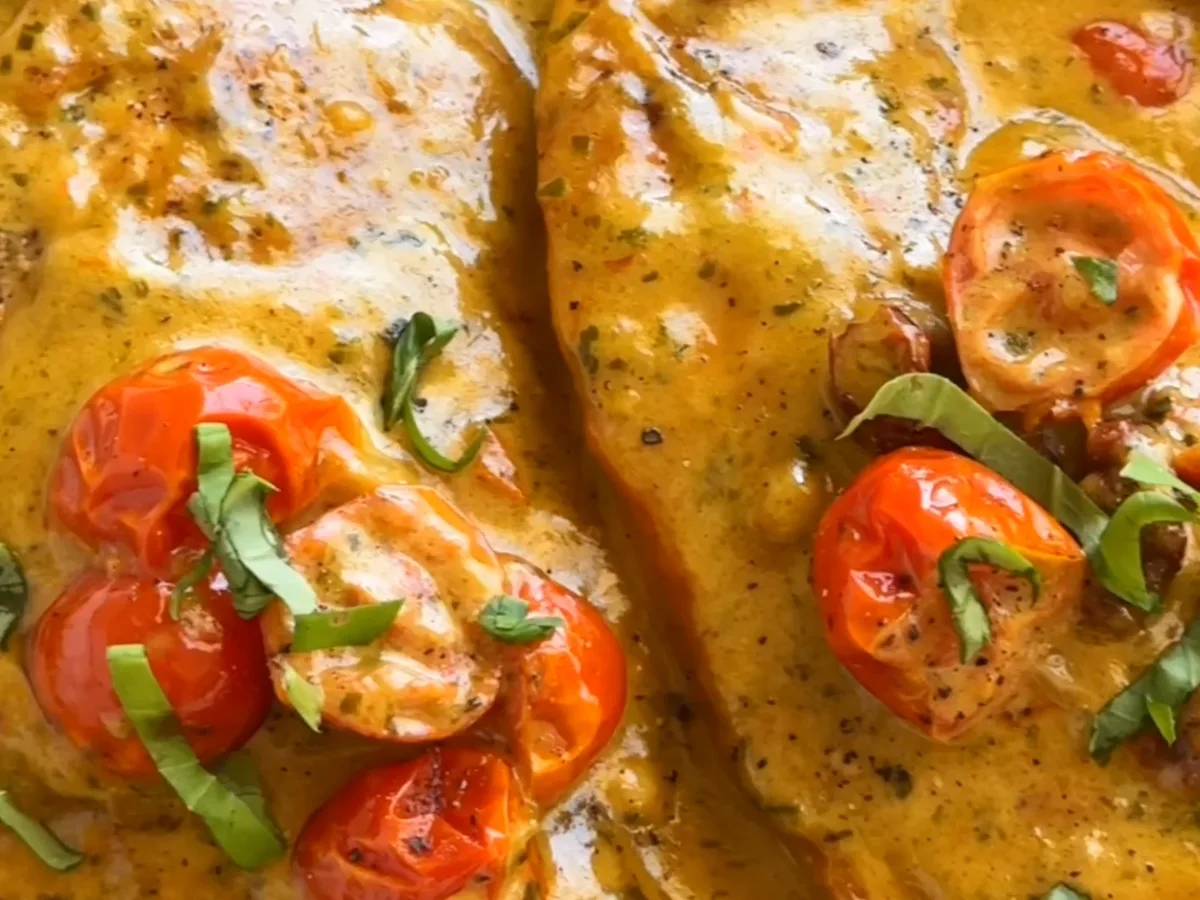 Okay but why does creamy pesto chicken taste like, freshly made and ready to serve