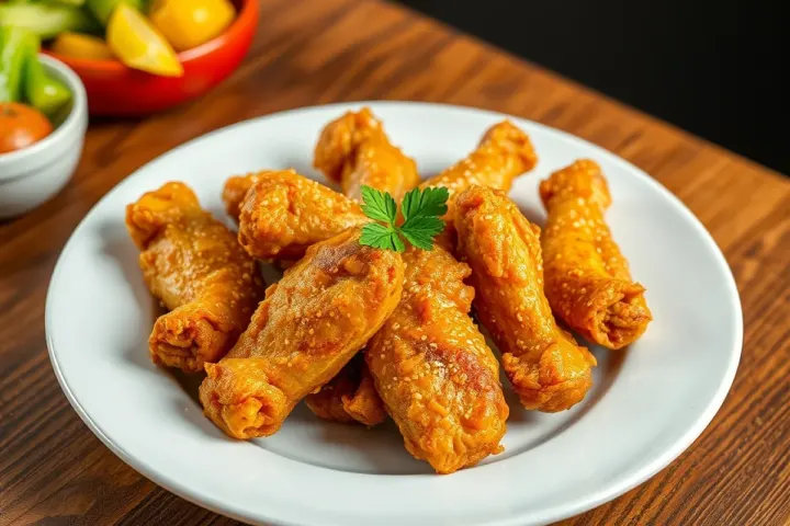 CrispyWings, freshly made and ready to serve