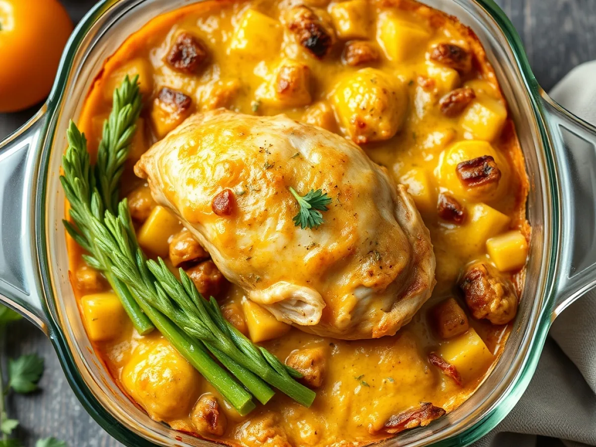 Chicken Bake, freshly made and ready to serve