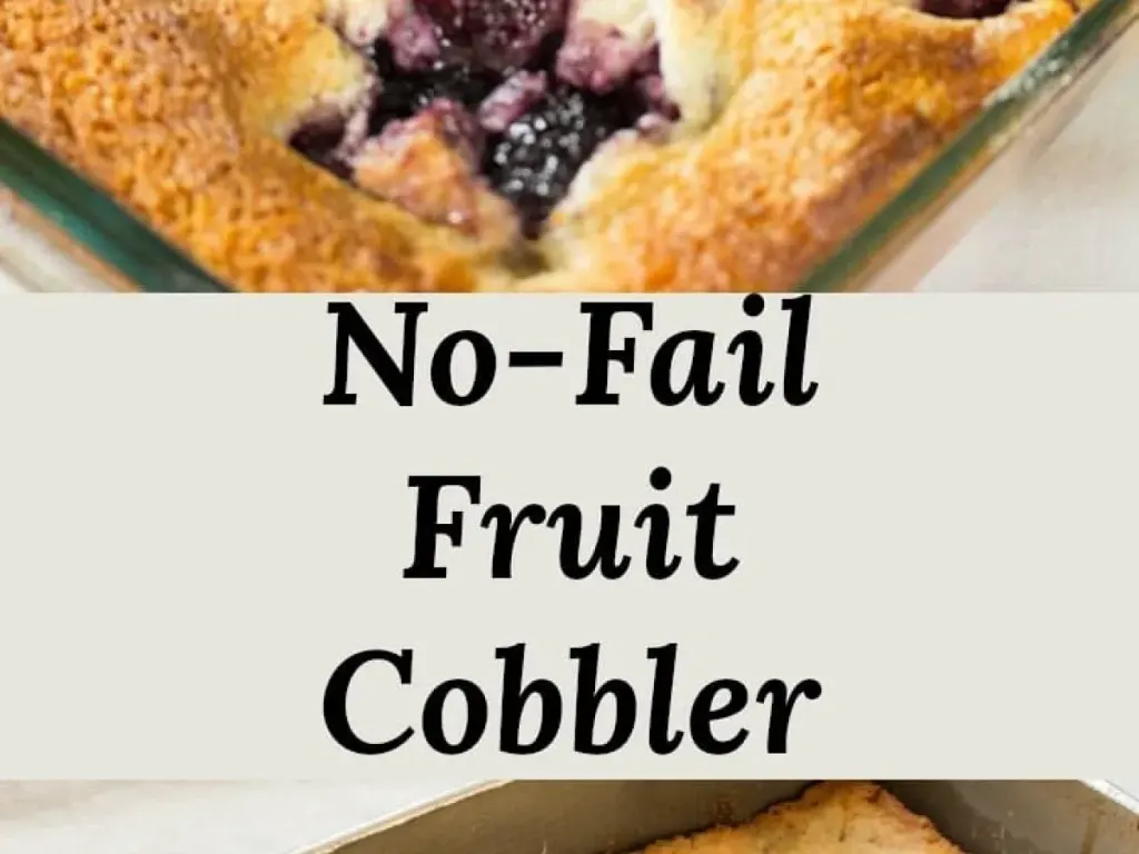 Fruit Cobbler, freshly made and ready to serve