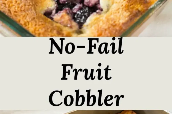 Fruit Cobbler, freshly made and ready to serve
