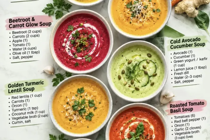 Discover a collection of gut healing soups made with wholesome, freshly made and ready to serve