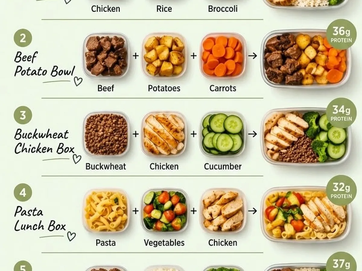 Looking for high protein work lunches to keep, freshly made and ready to serve