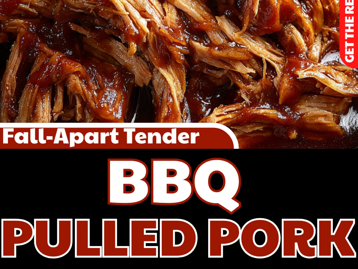 Pulled Pork Recipe, freshly made and ready to serve