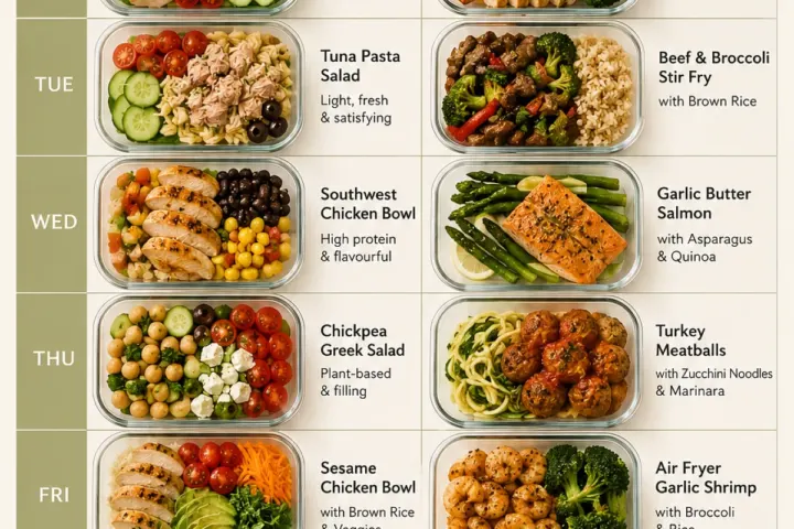 Need fresh meal prep ideas for the week, freshly made and ready to serve