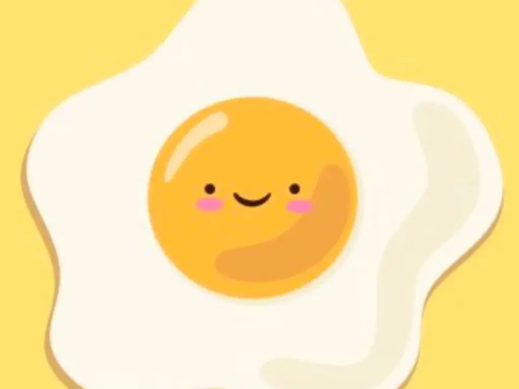 Egg Breakfast illustration, freshly made and ready to serve