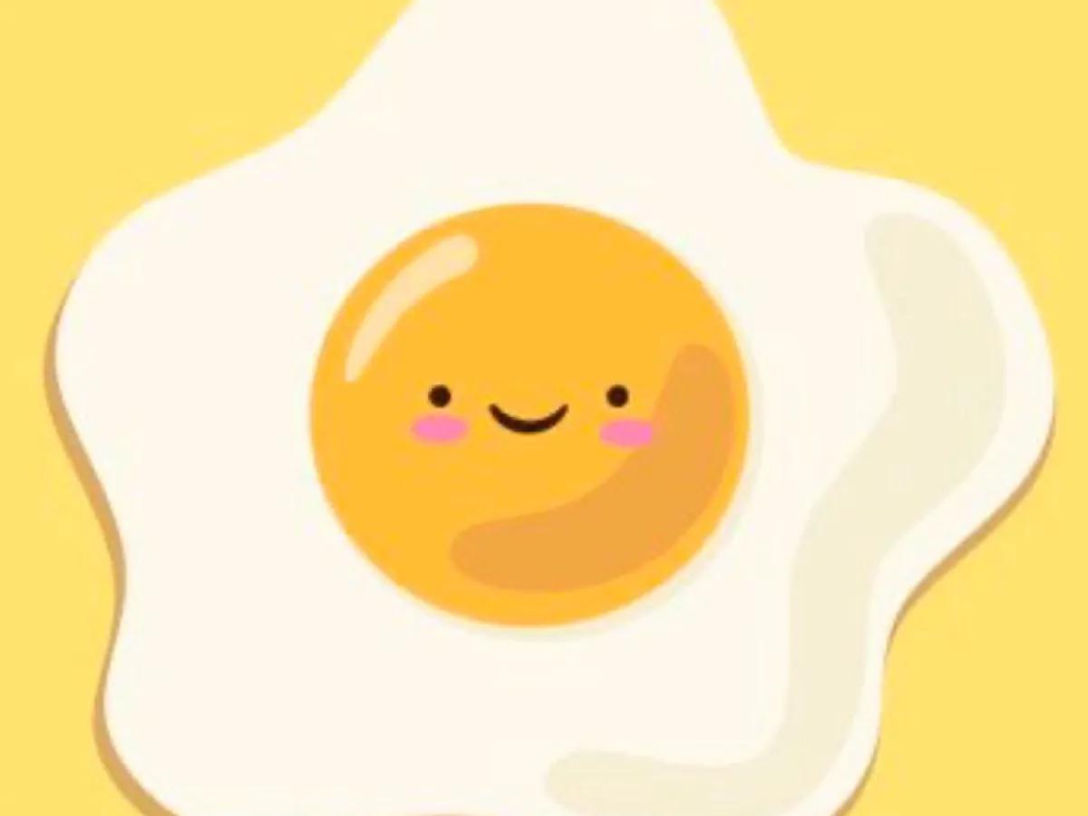 Egg Breakfast illustration, freshly made and ready to serve