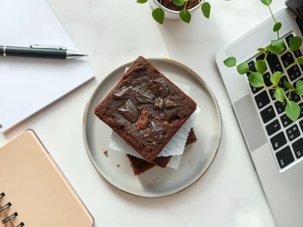 Brownie Lover, freshly made and ready to serve