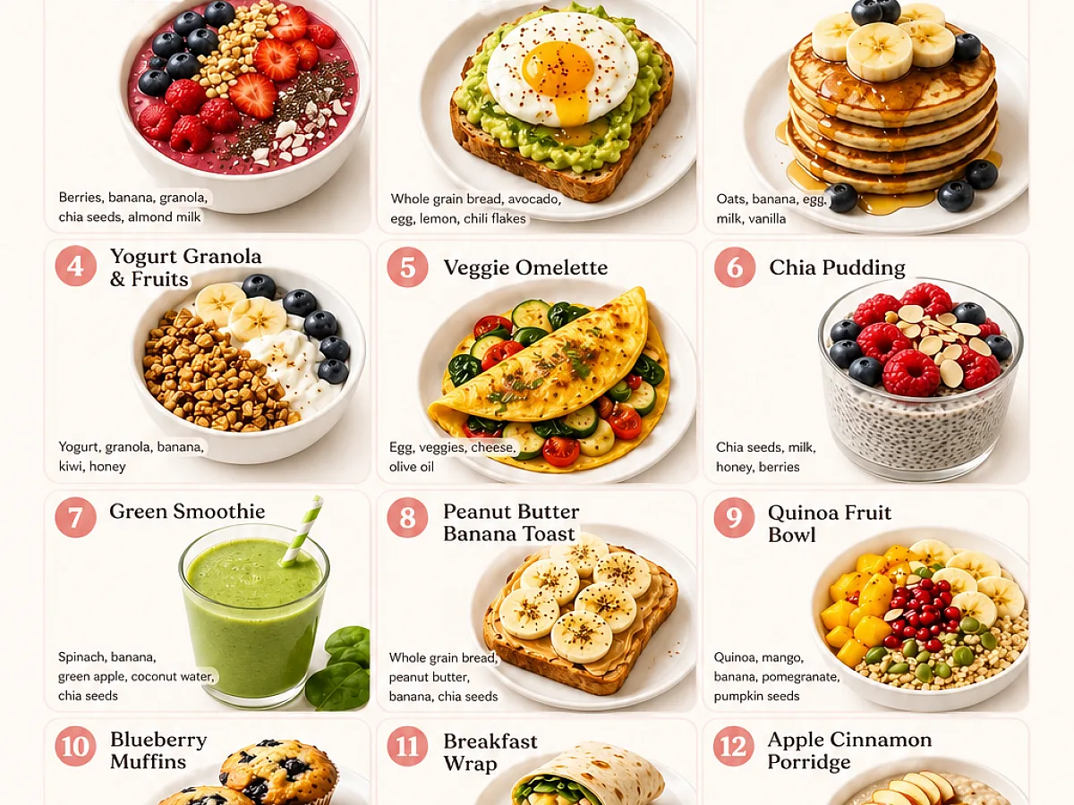 Healthy Morning, freshly made and ready to serve