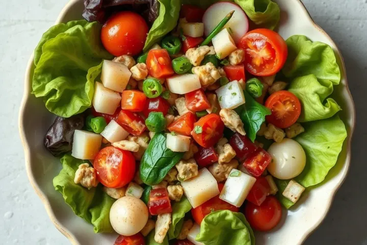 Healthy Salads, freshly made and ready to serve