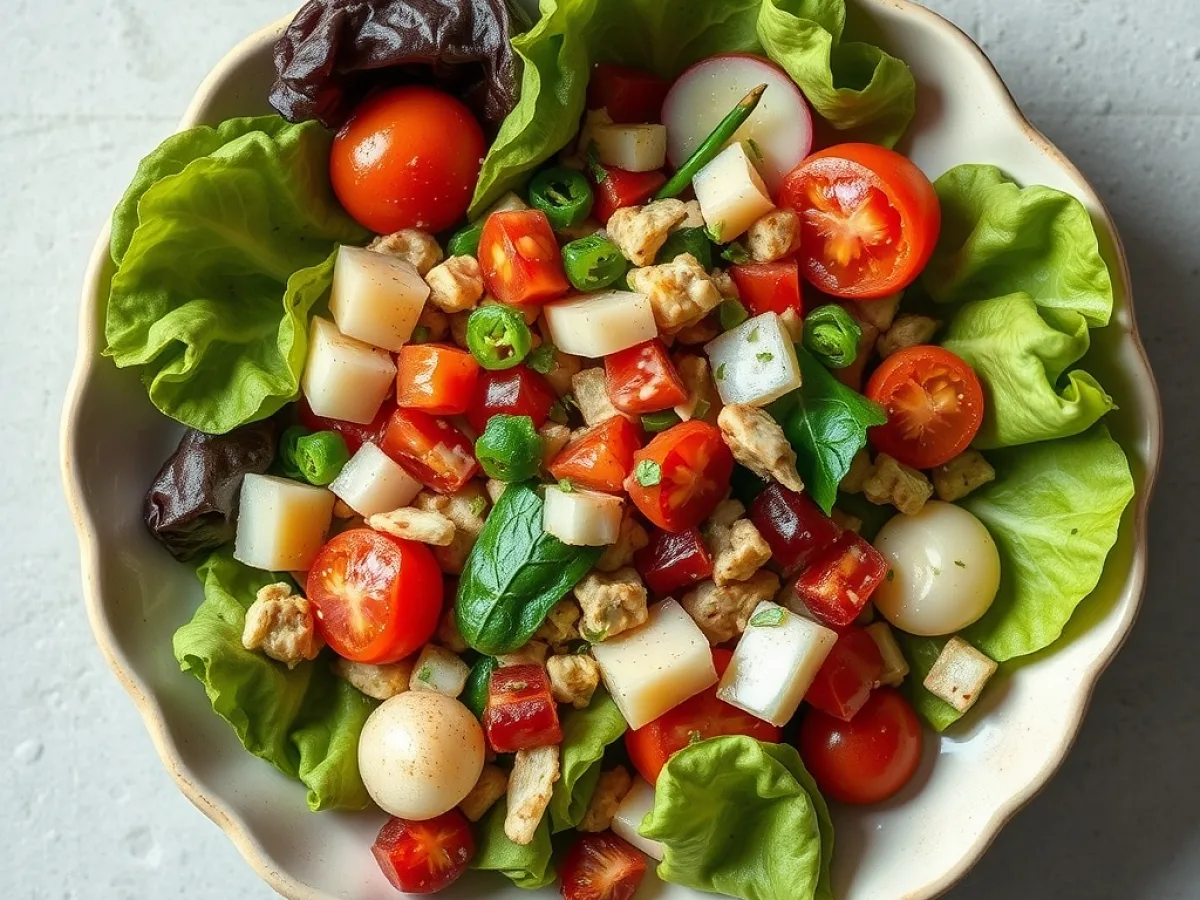 Healthy Salads, freshly made and ready to serve