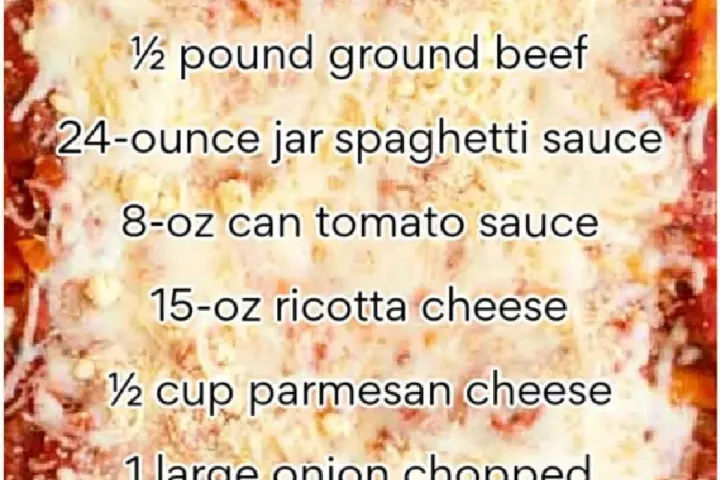 OLD TAC LONED BAKED ZITI INGREDIENTS 16-oz box of ziti ½ pound, freshly made and ready to serve
