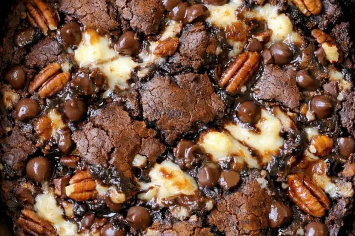 Slow Cooker 4-Ingredient Earthquake Cake – Easy Dessert