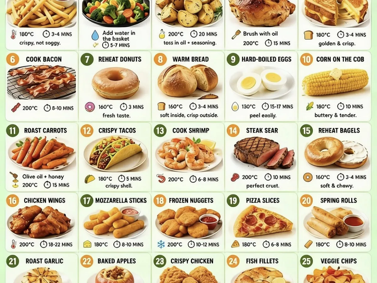 Air Fryer Magic, freshly made and ready to serve