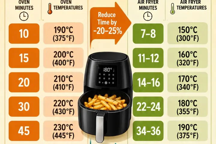 Air Fryer Recipe Conversion Guide – Easy Oven to Air Fryer