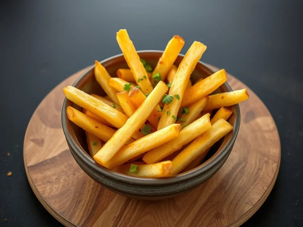 Air Fryer Fries, freshly made and ready to serve