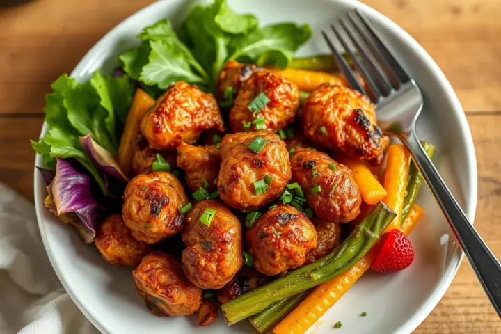 Easy Air Fryer Chicken and Veggies – 30-Minute Dinner