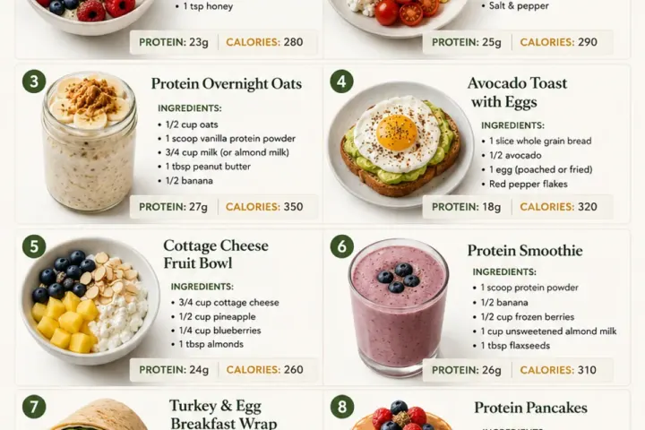 Easy High-Protein Breakfast Ideas for Weight Loss