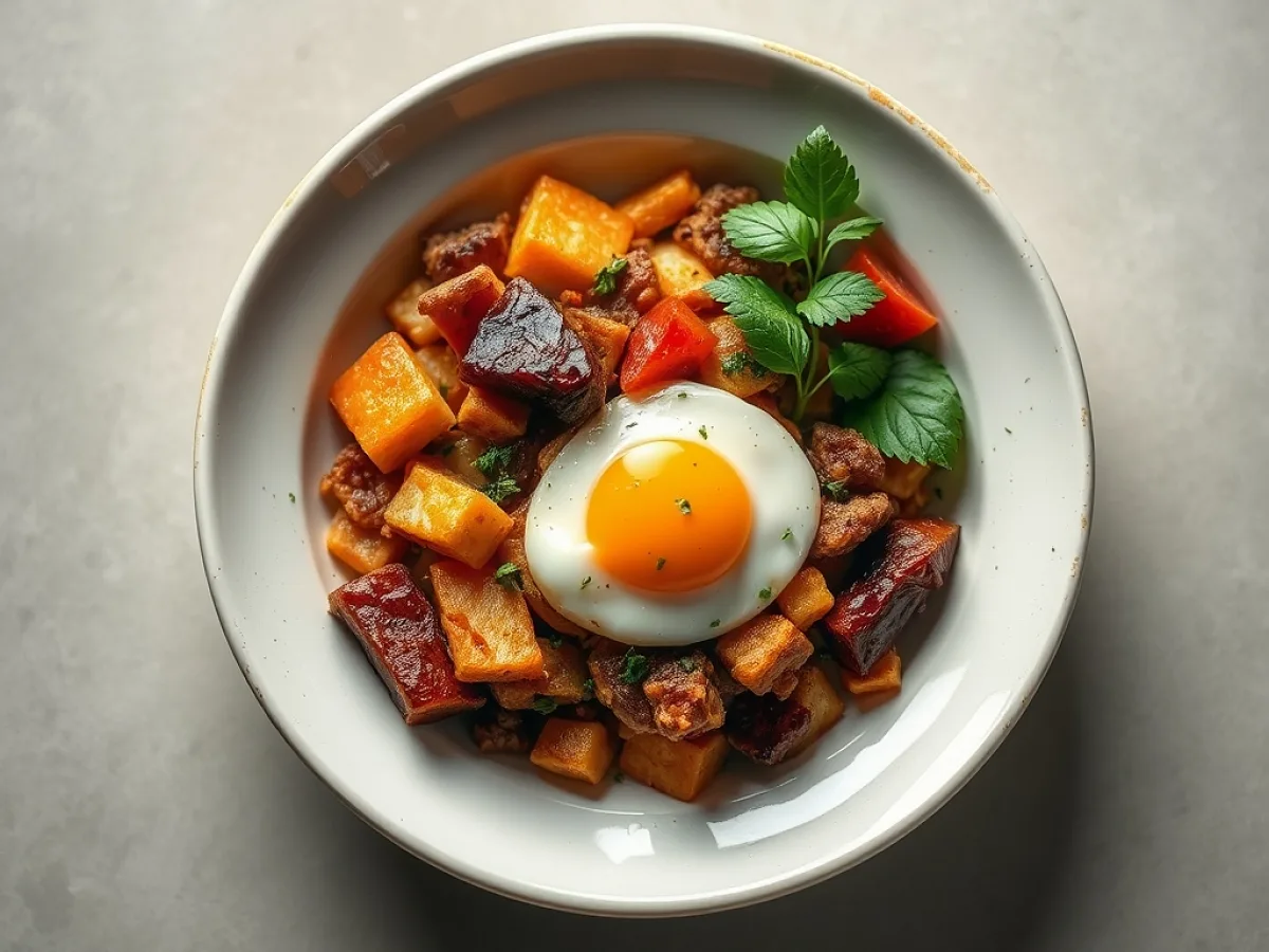 Savory Breakfast, freshly made and ready to serve